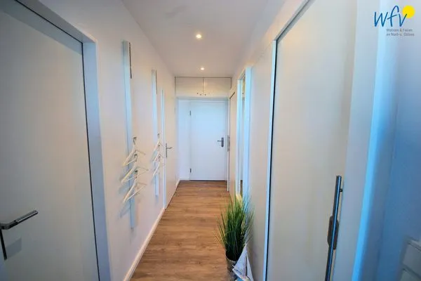 Flur Haus Panorama Ferienwohnung Strandkieker