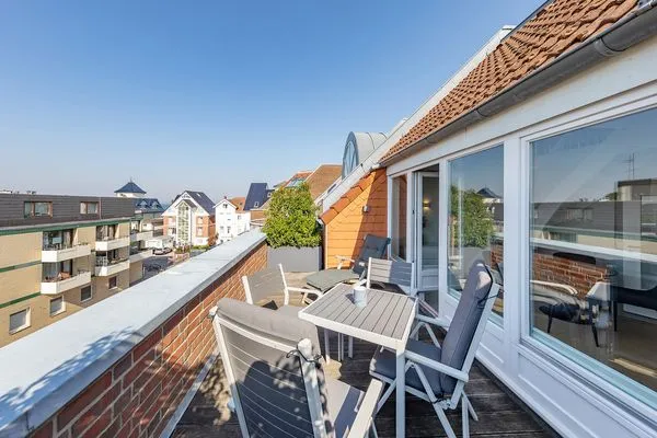 Balkon  Heimathafen - direkt am Strand mit Sonnenbalkon