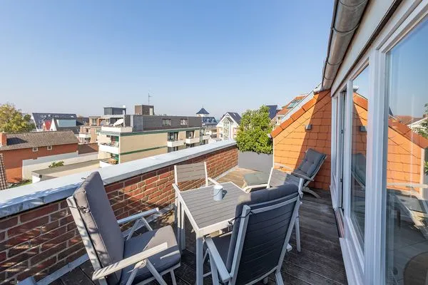 Balkon  Heimathafen - direkt am Strand mit Sonnenbalkon