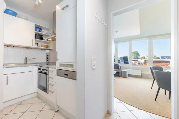 Küche / Küchenzeile  Heimathafen - direkt am Strand mit Sonnenbalkon