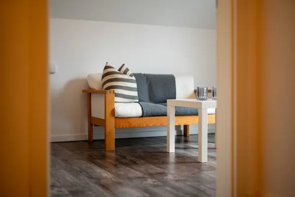 Ferienhaus VierSeen Walow - bequemes Sofa  VierSeen