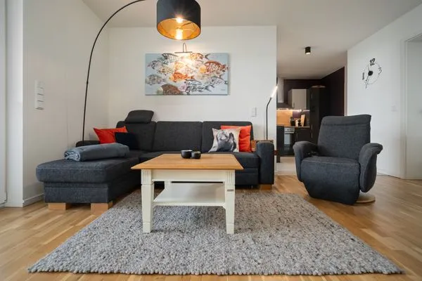 Ferienwohnung Fischotter Waren (Müritz) - Gemütliches Wohnzimmer  Fischotter