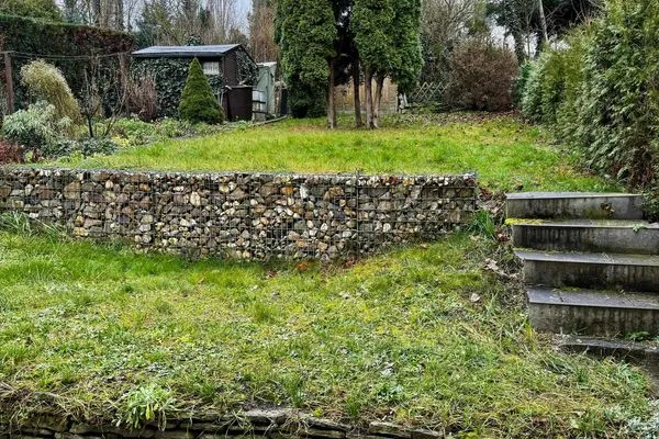 Gartenblick  Ferienhaus "Hagen" in Schkopau mit 3 Schlafzimmern