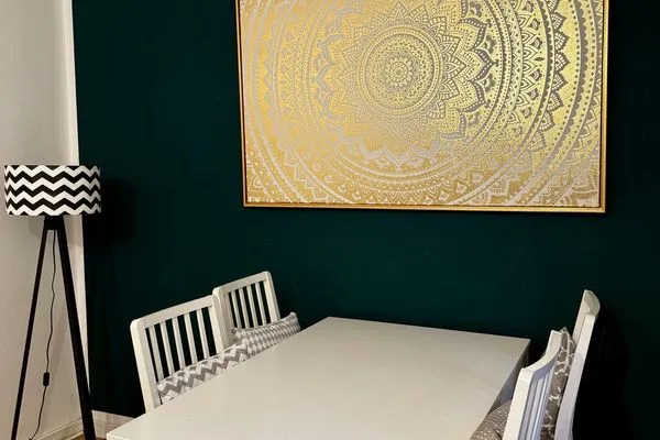 Wohnzimmer  Ferienhaus "Hagen" in Schkopau mit 3 Schlafzimmern