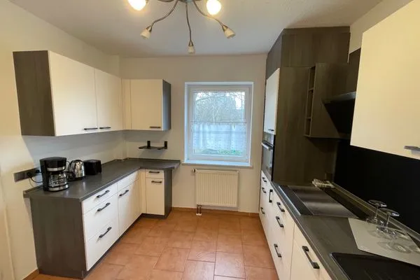 Küche / Küchenzeile  Ferienhaus "Hagen" in Schkopau mit 3 Schlafzimmern