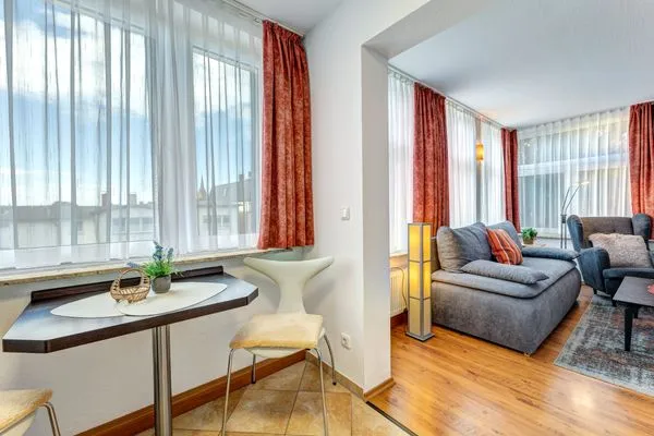 Wohnzimmer  Stranddistel, Haus Gudrun: Whg. 1