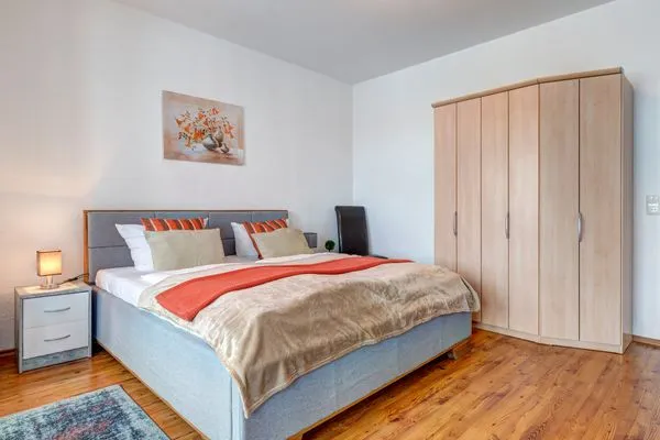 Bett  Stranddistel, Haus Gudrun: Whg. 1