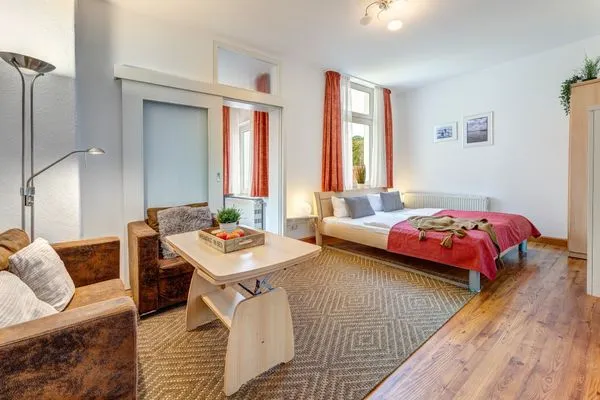 Wohnzimmer  Stranddistel, Haus Gudrun: Whg. 2