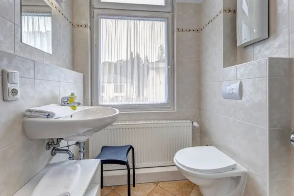 Badezimmer  Stranddistel, Haus Gudrun: Whg. 2