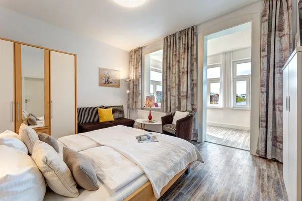 Wohnzimmer  Stranddistel, Haus Gudrun: Whg. 3