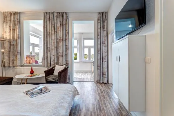 Wohnzimmer  Stranddistel, Haus Gudrun: Whg. 3