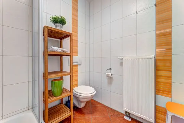 Badezimmer  Stranddistel, Haus Gudrun: Whg. 3