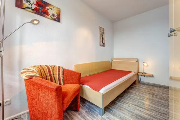 Schlafzimmer  Stranddistel, Haus Gudrun: Whg. 3