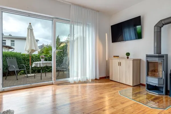 Wohnzimmer  Villa Stranddistel, Whg. 1