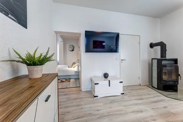 Wohnzimmer  Stranddistel, Haus Gudrun: Familiensuite 2