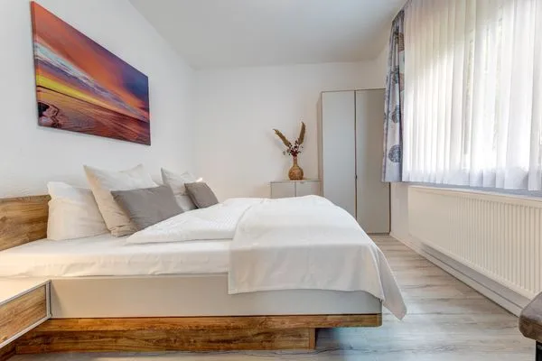 Schlafzimmer  Stranddistel, Haus Gudrun: Familiensuite 2