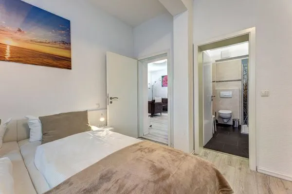 Schlafzimmer  Stranddistel, Haus Gudrun: Familiensuite 2