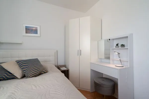 Schlafzimmer Panoramic Ginys Meerblick Appartement