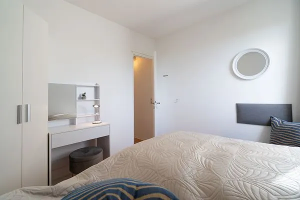 Schlafzimmer Panoramic Ginys Meerblick Appartement