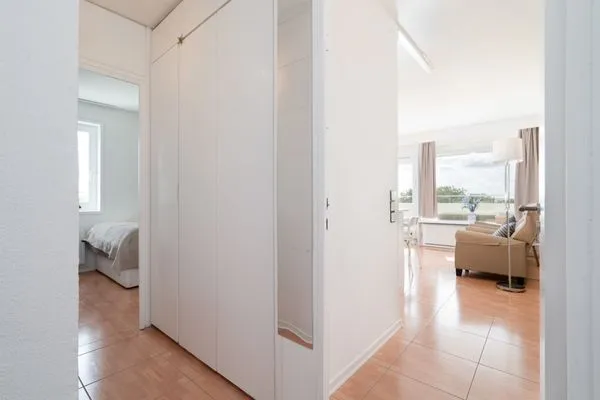 Schlafzimmer Panoramic Ginys Meerblick Appartement