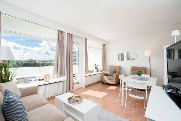 Wohnzimmer Panoramic Ginys Meerblick Appartement