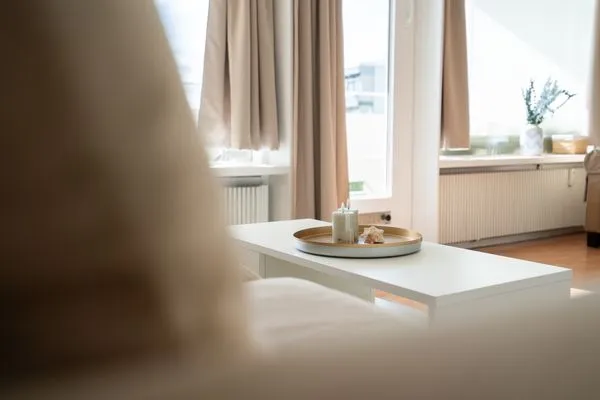 Dekoratives Detail Panoramic Ginys Meerblick Appartement