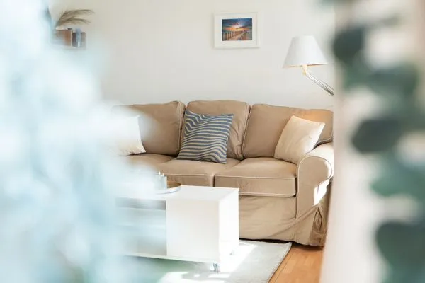 Wohnzimmer Panoramic Ginys Meerblick Appartement