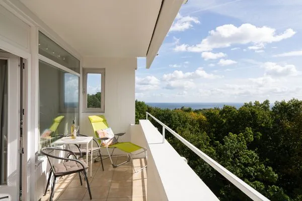Balkon Panoramic Ginys Meerblick Appartement