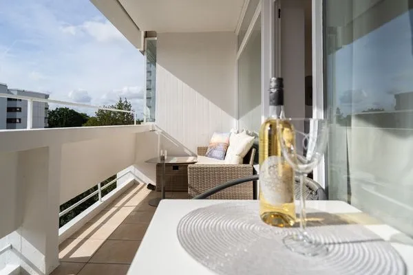 Dekoratives Detail Panoramic Ginys Meerblick Appartement