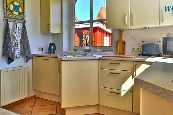 Küche / Küchenzeile Ferienhäuser Jadehörn Ferienhaus Archimedes