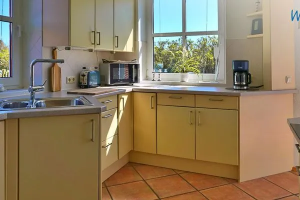 Küche / Küchenzeile Ferienhäuser Jadehörn Ferienhaus Archimedes