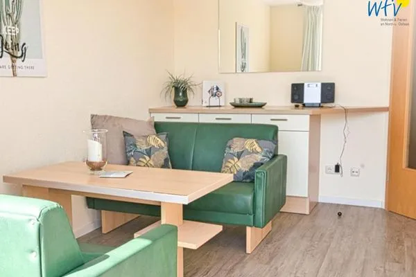 Wohnzimmer Ferienhäuser Jadehörn Ferienwohnung Sonnenstern
