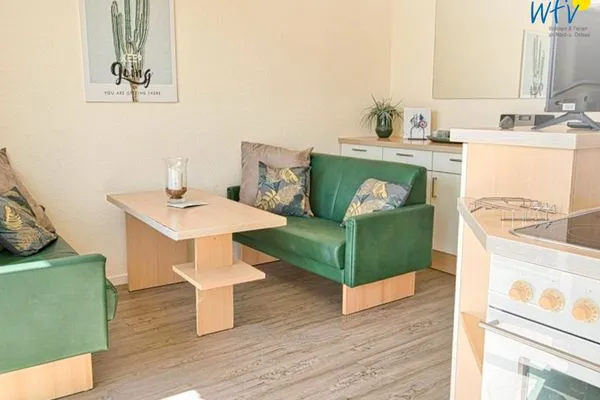 Wohnzimmer Ferienhäuser Jadehörn Ferienwohnung Sonnenstern
