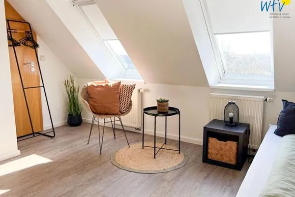 Schlafzimmer Ferienhäuser Jadehörn Ferienwohnungen Sandfloh + Sonnenstern