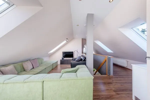 Wohnzimmer  6 East – großzügiges Ferienhaus mit Garten