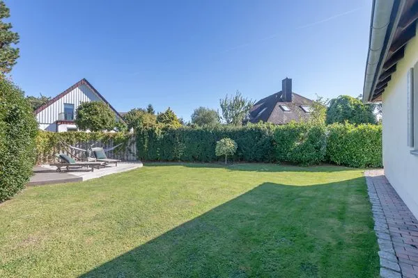 Garten  6 East – großzügiges Ferienhaus mit Garten