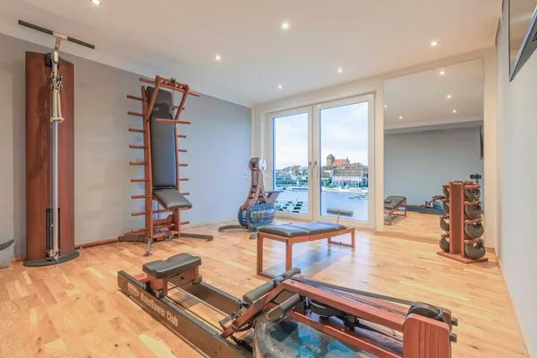 Ferienwohnung First Marina View Waren (Müritz) - Fitnessraum  First Marina View