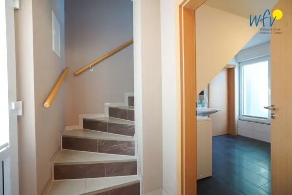 Flur / Treppe Haus Gartenstraße Ferienwohnung Nemo