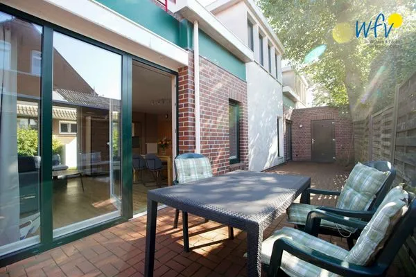 Terrasse Haus Gartenstraße Ferienwohnung Nemo