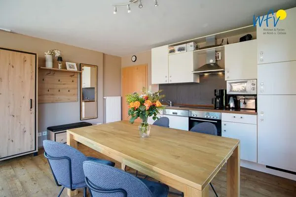 Küche / Küchenzeile Haus Gartenstraße Ferienwohnung Nemo