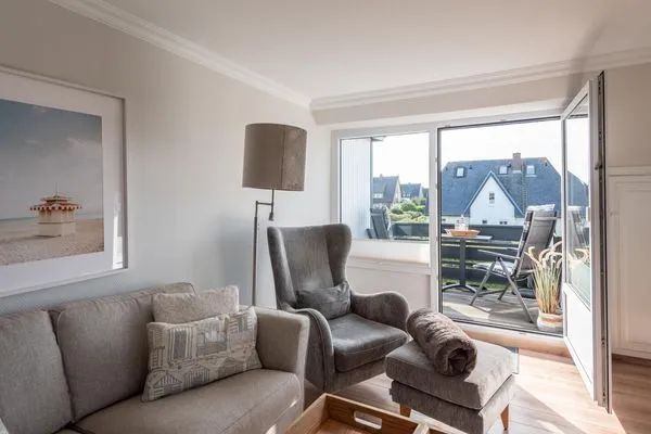 Wohnzimmer  Haus Weissenburg Whg. OG West