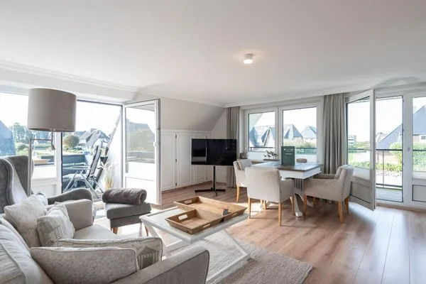 Wohnzimmer  Haus Weissenburg Whg. OG West