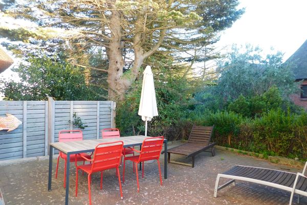  Ferienhaus La Mer Ostseebad Ahrenshoop - Terrasse