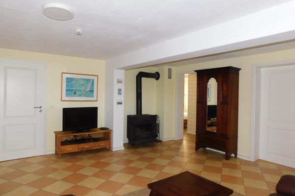  Ferienhaus La Mer Ostseebad Ahrenshoop - Wohnzimmer