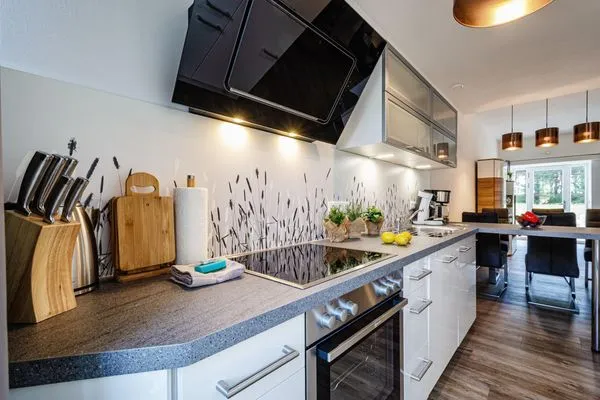 Vollausgestattet Küche, Kaffeemaschine mit Filter, Kaffeemaschine mit Pads (Senseo), Elektro-Grill  FeWo Ahoi in PRORA - 5.06