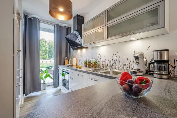 Vollausgestattet Küche, Kaffeemaschine mit Filter, Kaffeemaschine mit Pads (Senseo), Elektro-Grill  FeWo Ahoi in PRORA - 5.06