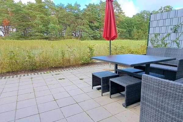 Terrasse  FeWo Ahoi in PRORA - 5.06