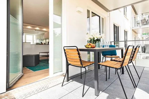 Balkon  FeWo Wunderschön! in PRORA - 8.21