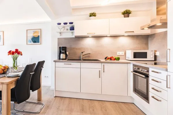 Vollausgestattete Küche  FeWo Ausblick in PRORA - 8.52