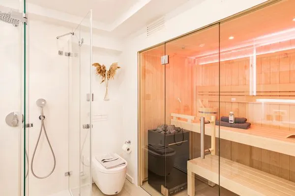 Sauna  FeWo Baltic Beach Home in PRORA - 2.02